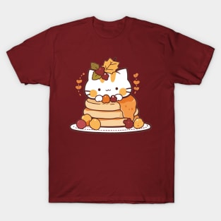 Cute Pancake Kitten T-Shirt